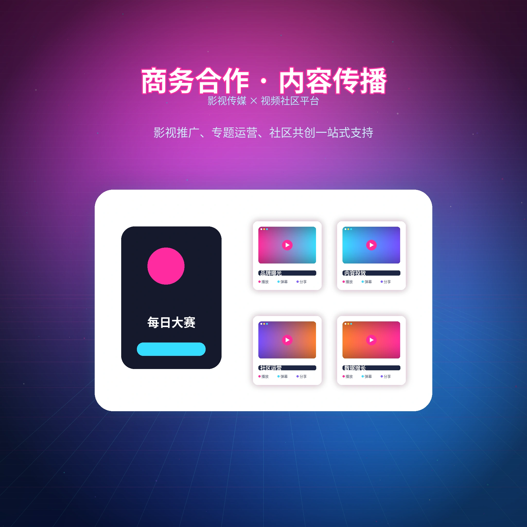 每日大赛联系我们与用户服务支持展示